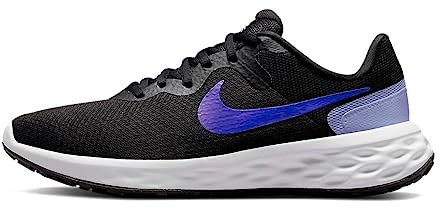 Nike Mujer Zapatillas de Deporte, Black Lapis Light Thistle White, 38 EU