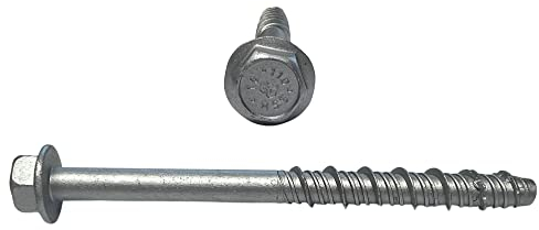 Betonschrauben 12,5x200 mm - 10 Sück Schraubanker mit Sechskantkopf verzinkt