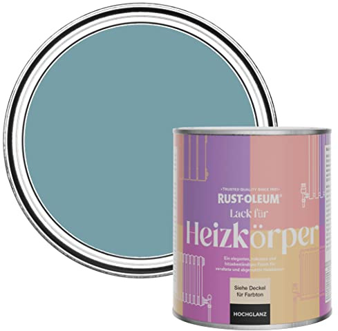 Rust-Oleum Blue Heat Resistant Radiator Paint in Gloss Finish - Pacific State 750ml