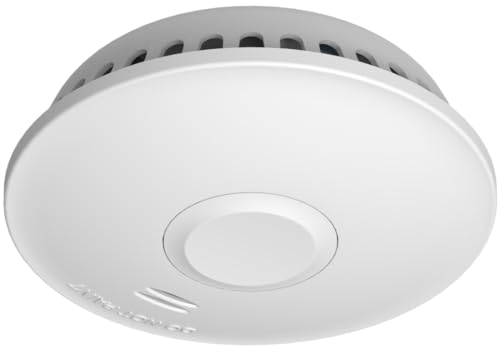 ELRO FZ5010R Wireless networkable smoke detector Linkable 10-Year Battery-Meets European Standard EN14604-2-Pack, White, 2