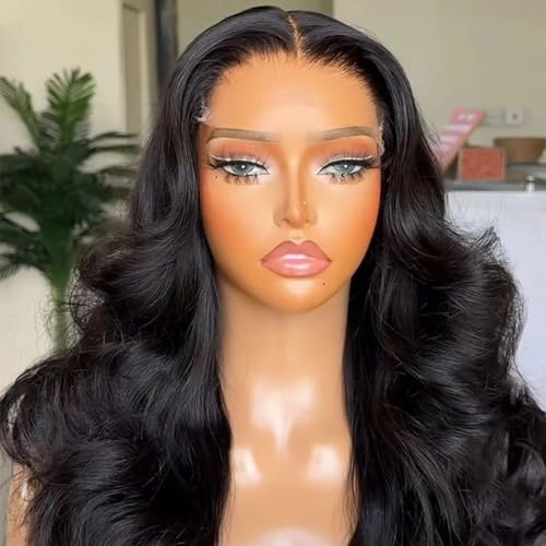 XYHAOAI Mannequin-Kopf Aus PVC, Realistischer Mannequin-Kopf mit Schultern, EuropäIsches und Amerikanisches Frauen-Mannequin-Kopfmodell Zur PräSentation von PerüCken