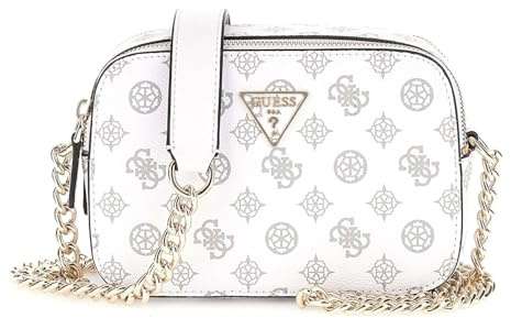 GUESS Noelle Crossbody Camera Bag White Logo