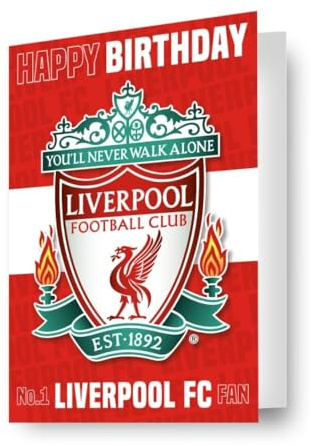 Liverpool Fc fotboll födelsedagskort 3D-effekt linsformad ett fantastiskt kort för alla tillfällen