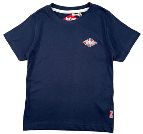 Lee Cooper, T Shirt, Garçon, Fille, (4 à 14 Ans), Polo, Débardeur, Chemise, Imprimé, Vêtements, Unisexe, Enfants, Sport, Respirant, Modèle GLC80701 TS S6-12A, Bleu