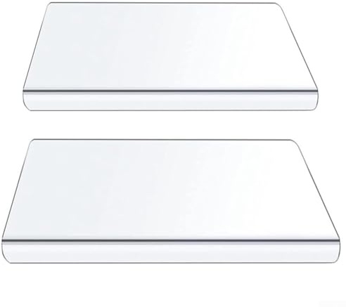 Tabla de cortar de acrílico transparente con borde para mejorar tu experiencia de cocina con un corte seguro (A)