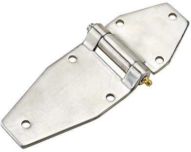Bisagra de acero inoxidable for trabajos pesados, for equipos mecánicos eléctricos industriales, unidades de refrigeración, remolques, autocaravanas, 1 unidad