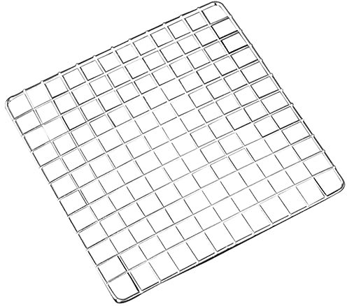 Alipis Rejilla De Enfriamiento para Hornear y Asar 25x25 Cm Acero Inoxidable Resistente Alta Temperatura Rejilla Antiadherente Cocina y Repostería Usos Múltiples