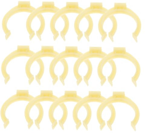 HOLIDYOYO 20pcs Kitchen Plinth Clips and Cabinet Foot Buckles Plastic Kick Board Plinth Clips for Cabinet Legs Furniture Leveler Skirting Board Trim Accessories