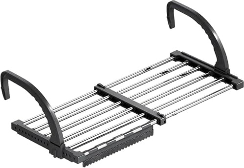 ARATERVIO 64-110cm heizkörper Wäscheständer heizkörpertrockner wäscheständer Balkon, ausziehbar wäschetrockner, multifunktional wäschetrockenständer
