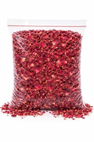 Biodegradable Wedding Confetti 3 Litre – Real Dried Rose Petal Confetti – Natural Flower Petals for Weddings, Eco Friendly Confetti for Guests