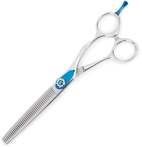 Master Grooming Tools 5900 Diamond Series Shears — High-Performance Shears for Grooming Dogs - 42-Tooth Thinning Shears, 6½