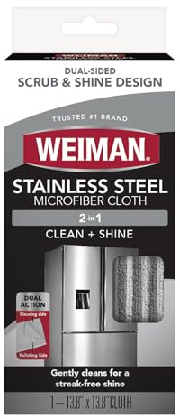 Weiman Microfiber Cloth for Stainless Steel