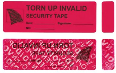 100 stücke Tamper Evident Sicherheit Aufkleber, Alleine Walker Sicherheit Verhindern Geöffnet Garantie Leere Etiketten (1 x3 Markiert auf band 100 stücke)