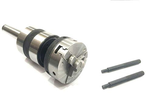 Revolving Centre MT3 Shank con mandrino a 3 griffe 50 mm montaggio per tornio da Contropunta