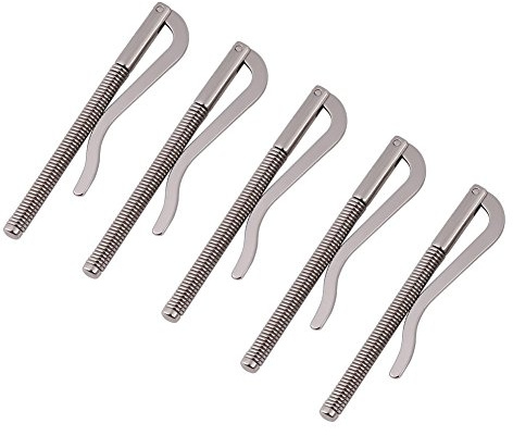 Hztyyier Clip para Billetes 5 Uds Soporte Antideformación Accesorio de Fijación Metálica para Cartera Doble con Tarjetas