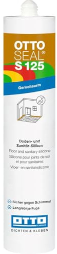 OTTOSEAL S 125 geruchsarmes Boden- & Sanitär-Silikon C83 eiche dunkel 310ml – Geruchsarm – Sicher gegen Schimmel – Ideal für Bad, Küche & Wohnbereich, innen wie außen