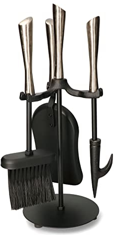 KOTARBAU® Set di 4 pezzi per caminetto, pala e manico