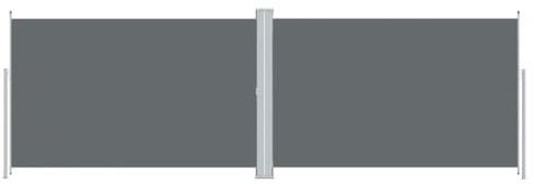 vidaXL Seitenmarkise Ausziehbar Anthrazit 220x600 cm
