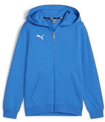 PUMA Kinder teamGOAL Casuals Hooded Jacket Jr Kapuzenjacke 658596 blau