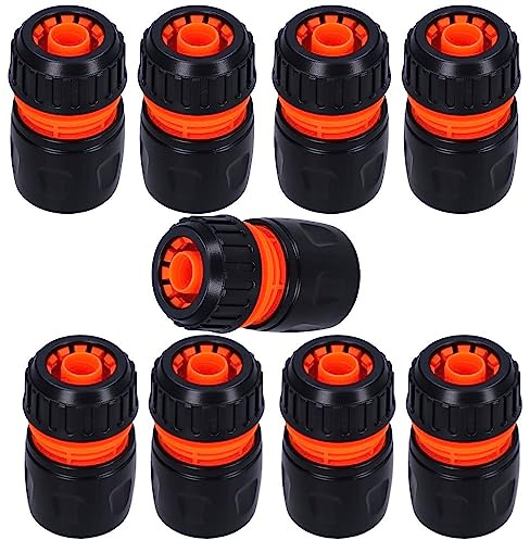 Kupplungssatz 9x Schlauchverbinder 1/2 Zoll Schlauchanschluss Schlauchadapter Schnellkupplung | Wasserschlauch Anschluss Gartenschlauch Verbinder Schlauch Verbindungsstück | Adapter Gartenschlauch