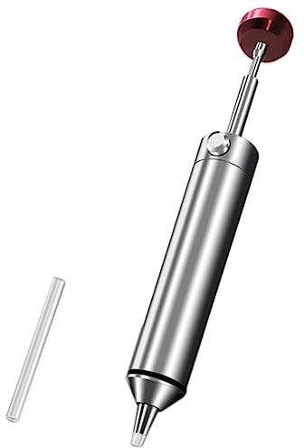 Huhudyy Bomba Desoldadora Profesional de Metal de Aluminio Herramienta de ExtraccióN de Soldadura con Ventosa SuccióN al VacíO con Boquilla de Silicona