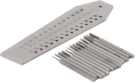 Herramientas para hacer joyas, juego de machos de roscar para máquina: 14 machos de roscar y 1 placa de tornillo, extractor de tornillos, juego de machos de roscar y troqueles, herramientas manuales p