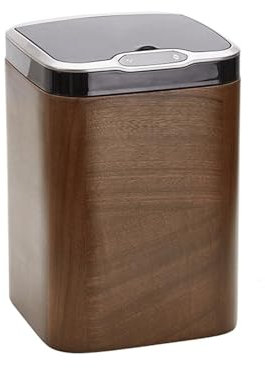 Papeleras Bote de basura inteligente, Sensor automático for el hogar, sala de estar, dormitorio, cocina con tapa, bote de basura for baño, luz, botes de basura for habitación de lujo Papelera