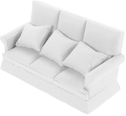 VICASKY 1satz Miniatur Sofa Für Mit Kissen Dekoratives Möbelstück Für Und Schlafzimmer Hochwertige Fotorequisit Und -Spielzeug