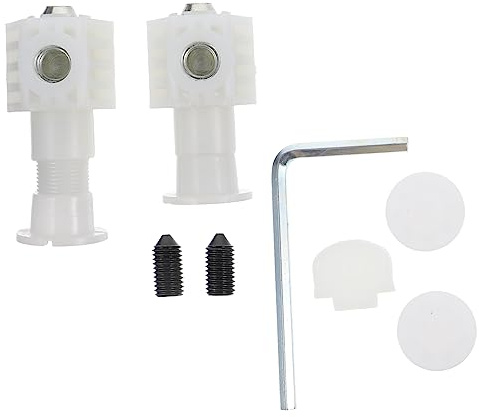 Angoily Fissaggi Wc Laterali Kit Bulloni Per Montaggio Parete Resistente e Facile Da Installare Ricambio Viti Per Toilette Compatibile Con Vari Modelli Standard