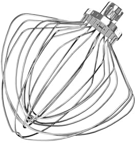 EMDMGJ KN211WW Egg Beater, Compatible For Kitchenaid 7QT Bowl Lift Mixer Mixing Head, Stainless Steel 11 Wire Mixing Head Accessory,