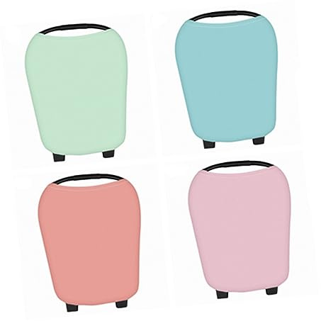 Baumwoll Stilltuch für Kinderwagen, Atmungsaktiv, Dehnbar, Rosa | Praktisch und Kompakt Verstaubar, für Stillen und Kinderwagen, Modern, für Mädchen und Jungen