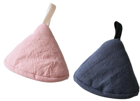 Gatuida 2 pezzi Presine Manici Pentole in Triangolari Isolanti Antiscottatura con Gancio per Cucina Forno e Barbecue Coprimanico per e Piatti Caldi Colori Casuali Colore Colore Casuale