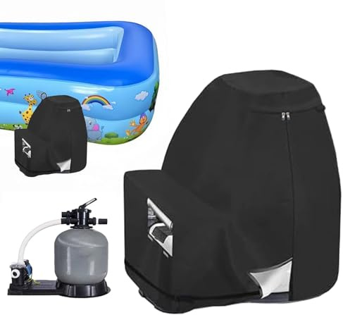 Couvercle de Pompe à Filtre de Sable - Couvercle de Filtre à Piscine en Tissu Oxford - Systèm de Filtration de Protection Solaire Respirante Système de système | Protection résistante aux UV Boîtier