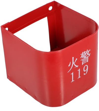 Hohopeti Fire Extinguisher Hanging Box Holder Wall Mount Bracket for Home Office Kitchen Fixing Stand