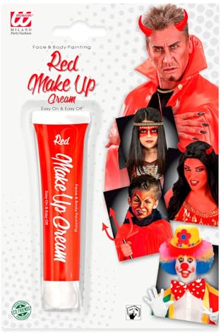 W WIDMANN MILANO Party Fashion - Maquillaje teatral en tubo, 28 ml, maquillaje, fiesta temática, carnaval, Halloween