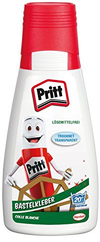 Pritt Bastelkleber PAKC2, lösemittelfrei, 100g Flasche (3er Pack)