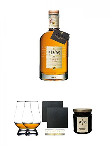 Slyrs Bavarian Whisky aktuelle Abfüllung Deutschland 0,7 Liter + Geschenkset