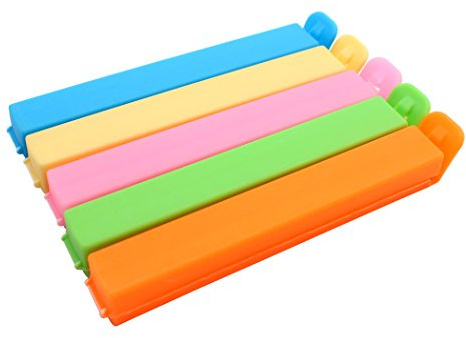Dianoo 20 PCS Food Sealing Clips for Kitchen 11CM (Random Colors)