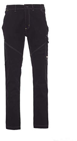 PAYPER Pantalones de Trabajo Worker Unisex Hombre Mujer multitemporada algodón 100% cómodos y Resistentes, Tallas Italianas, Humo, XXL