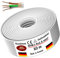 Cable de alimentación para habitación húmeda, de 5 a 100 m, línea de revestimiento NYM-J 4 x 1,5 mm², anillo de cable eléctrico para colocación fija (10 m)