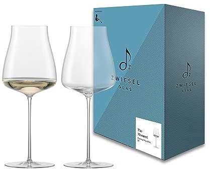 Zwiesel Glas Riesling Grand Cru Weißweingläser The Moment (2 Stk) | in Handarbeit mundgeblasenes Weinglas, elegante Tritan®-Kristallgläser zur Weindegustation