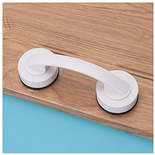 WANLIAN-Portes en verre, portes de placard, poignées de porte à ventouse | Peut être utilisé pour porte en verre, réfrigérateur, porte d'armoire, poignée de porte de ventouse (Blanc)