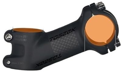 Lenkervorbau Carbon Vorbauten 10/17/25/35 Grad MTB Lenker Vorbau Leistung 31,8 Mm Ultraleichte Fahrrad Lenker Vorbauten MTB Fahrrad Griff Tabelle Fahrrad Vorbau (Color : 25Degree-80mm-Matte)