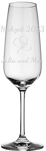 Villeroy & Boch VIVO Sektglas mit Gravur, 283 ml, 4 Stück