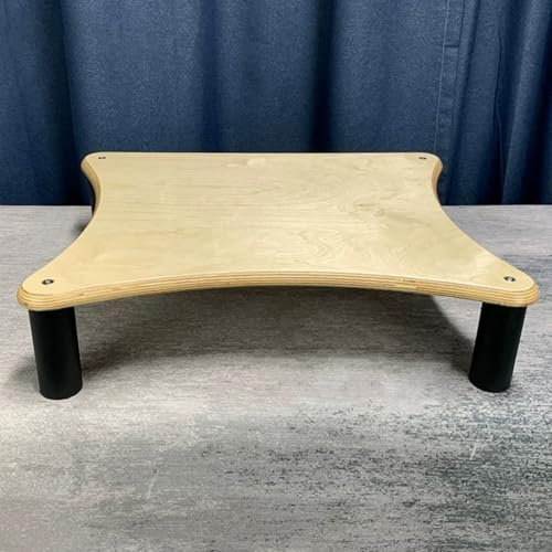 YHWKGZ Hi Fi Rack, Multifunktionaler Audio Rack Hi Fi Regal, Aus Massivholz, Frei kombinierbar, Phonoschrank, for Heimmedien, TV-Ständer for Verstärker/Player/TV-Zubehör(Wood Color,23.6x5.1)