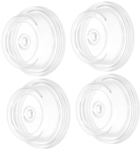 HAPINARY 4pezzi Ciotola in Silicone Parte Trasparente per Allattamento Accessori in Silicone Forniture per Allattamento Ciotole in Utensili