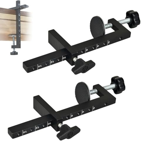 2 Stück Verstellbare G-Klemme für Holz 10-140 mm Tischklemme, Verlängert und Verdickt, Universal Schraubzwingen, Holzbearbeitungsklemme, Geeignet für Möbelbau, Holzbearbeitung, DIY-Projekte (1)