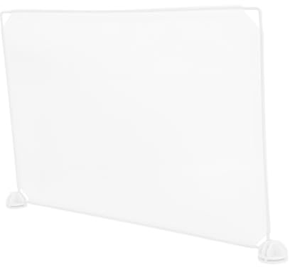 ELAYARD Separador De Escritorio Transparente PP 30x45 Cm Panel Divisor Práctico Resistente para Protección contra Estornudos Aulas y Comedores Escolares