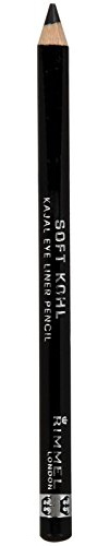 Rimmel London Soft Kohl Kajal Professional Eye Liner Pencil, Jet Black
