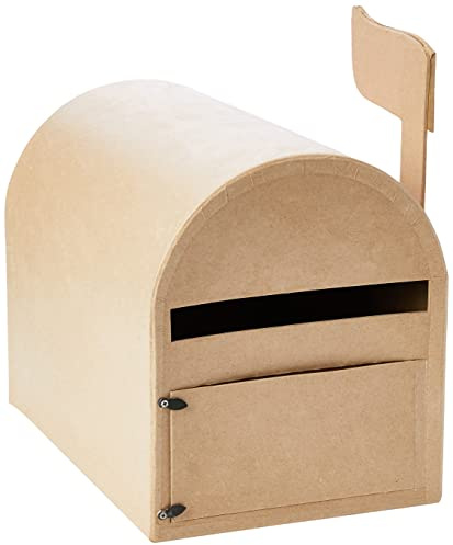 Décopatch EV001O Briefkasten Pappmaché 29x19x23cm Kartonbraun